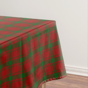 Scottish Clan MacQuarrie Tartan Tablecloth