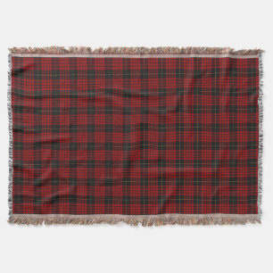 Scottish Clan MacQueen Tartan Throw Blanket