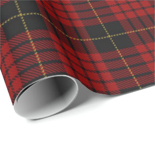 Scottish Clan MacQueen Tartan Wrapping Paper
