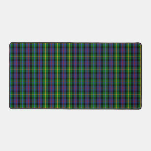 Scottish Clan Malcolm Tartan Plaid Desk Mat