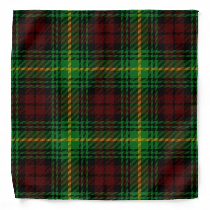 Scottish Clan Martin Tartan Plaid Bandana | Zazzle.co.uk