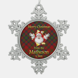 Scottish Clan Matheson Christmas Ornament