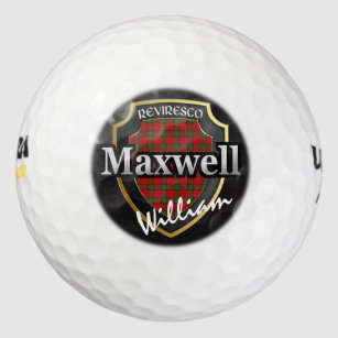 Scottish Clan Maxwell Personalise Your Name Golf Balls