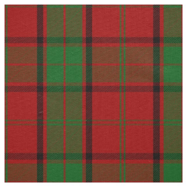 Scottish Clan Maxwell Tartan Plaid Fabric (Swatch)