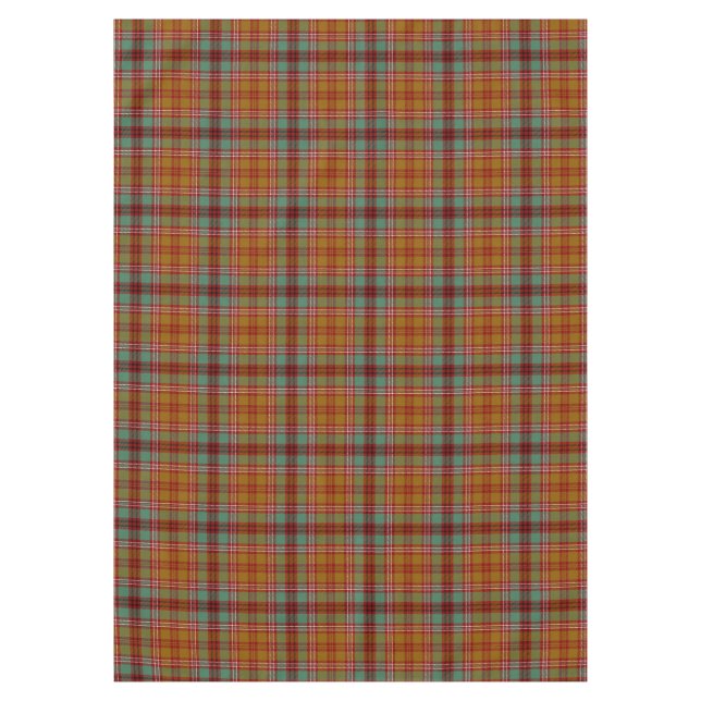 Scottish Clan McCall Tartan Plaid Tablecloth (Front)