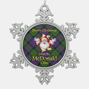 Scottish Clan McDonald Christmas Ornament