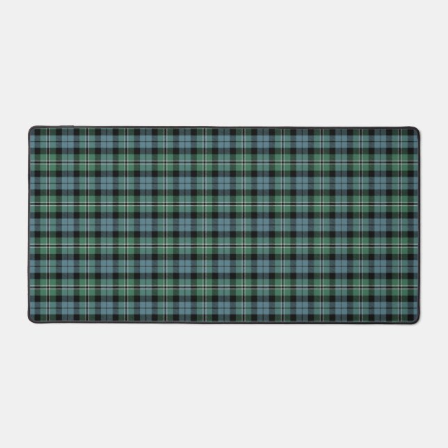 Scottish Clan Melville Tartan Plaid Desk Mat (Front)