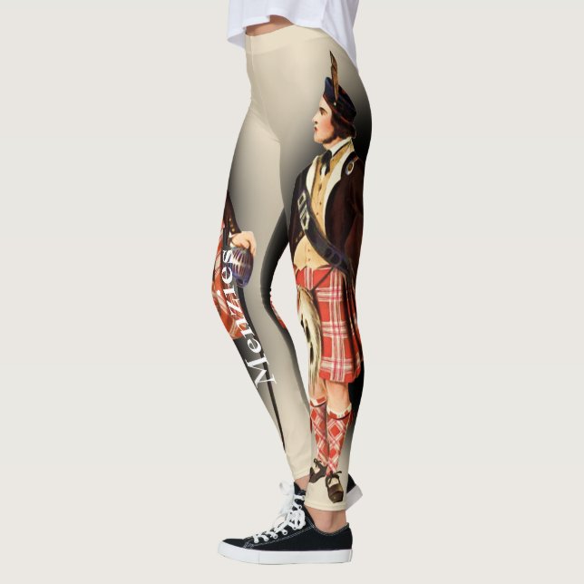 Scottish Clan Menzies By R. R. McIan Leggings (Left)
