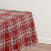 Scottish Clan Menzies Red and White Tartan