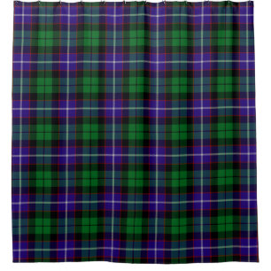 Scottish Clan Mitchell Tartan Plaid Shower Curtain