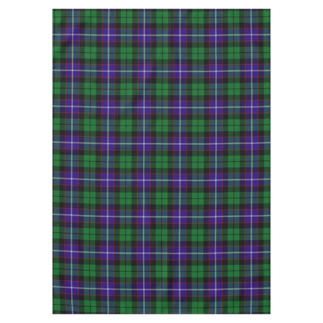 Scottish Clan Mitchell Tartan Plaid Tablecloth (Front)