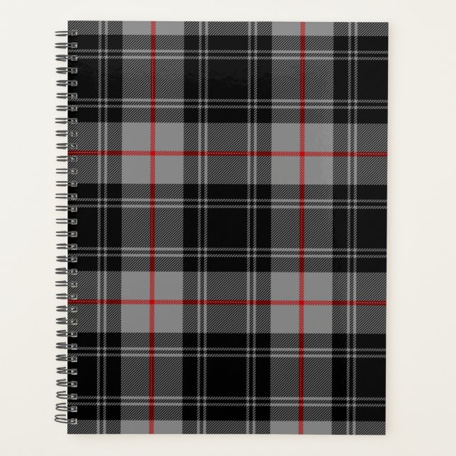 Scottish Clan Moffat Tartan Plaid Planner (Front)