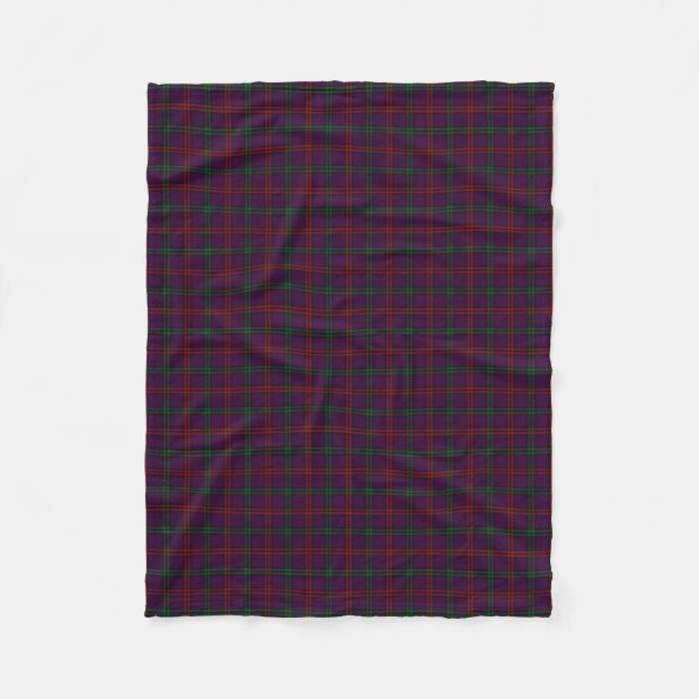 Scottish Clan Montgomery Classic Tartan Fleece Blanket (Front)
