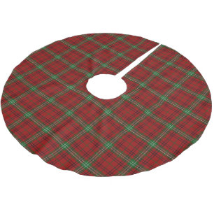 Scottish Clan Morrison Tartan Brushed Polyester Tree Skirt