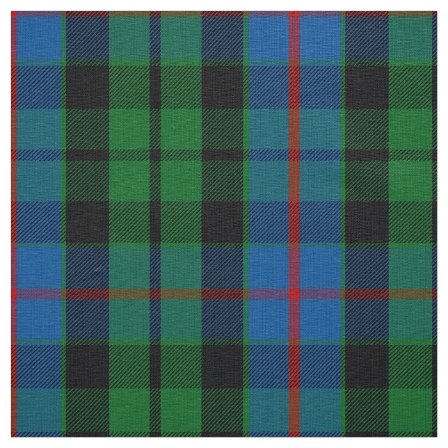 Scottish Clan Morrison Tartan Plaid Fabric (Swatch)