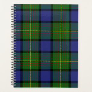 Scottish Clan Muir Tartan Plaid Planner