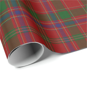 Scottish Clan Munro Munroe Monroe Tartan Wrapping Paper