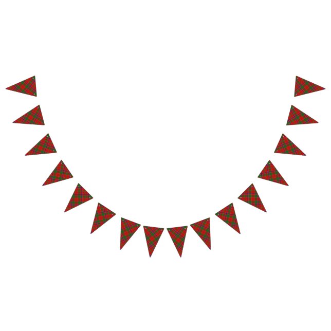 Scottish Clan Munro Tartan Bunting (All)