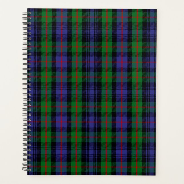 Scottish Clan Murray Tartan Plaid Planner (Front)