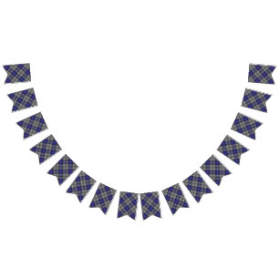 Scottish Clan Napier Tartan Bunting