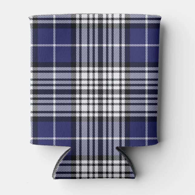 Scottish Clan Napier Tartan Plaid Can Cooler (Front)