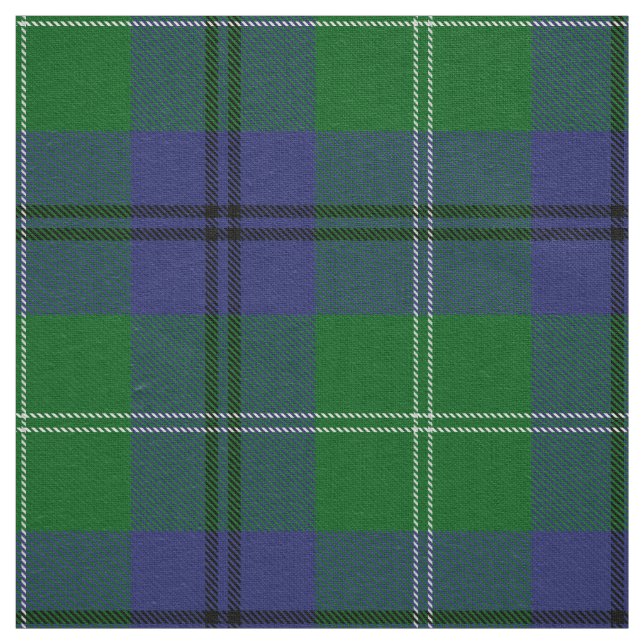 Scottish Clan Oliphant Tartan Plaid Fabric (Swatch)
