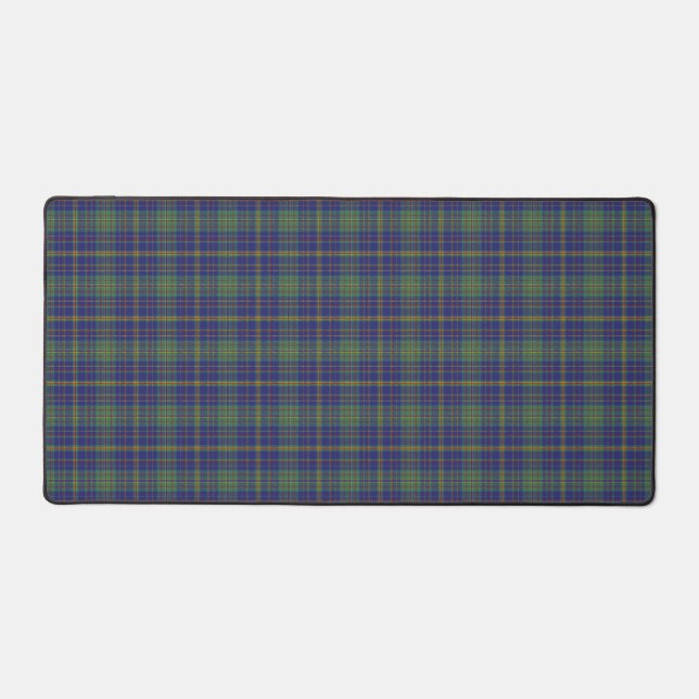 Scottish Clan Platt Tartan Plaid Desk Mat (Front)