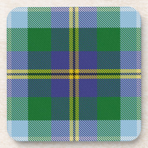 Scottish Clan Porteous Tartan Plaid Coaster