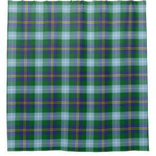 Scottish Clan Porteous Tartan Plaid Shower Curtain