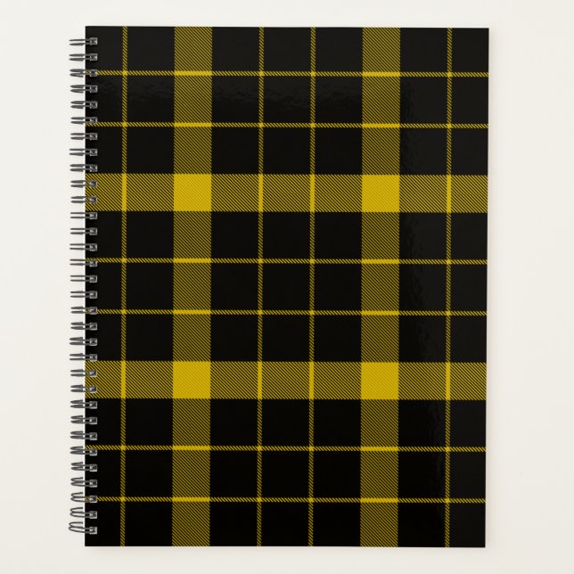 Scottish Clan Raeburn Tartan Plaid Planner (Front)