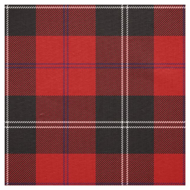 Scottish Clan Ramsay Tartan Plaid Fabric (Swatch)