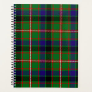 Scottish Clan Reid Tartan Plaid Planner