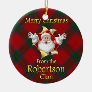 Scottish Clan Robertson Christmas Ornament