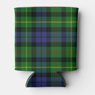 Scottish Clan Rollo Tartan Plaid Can Cooler