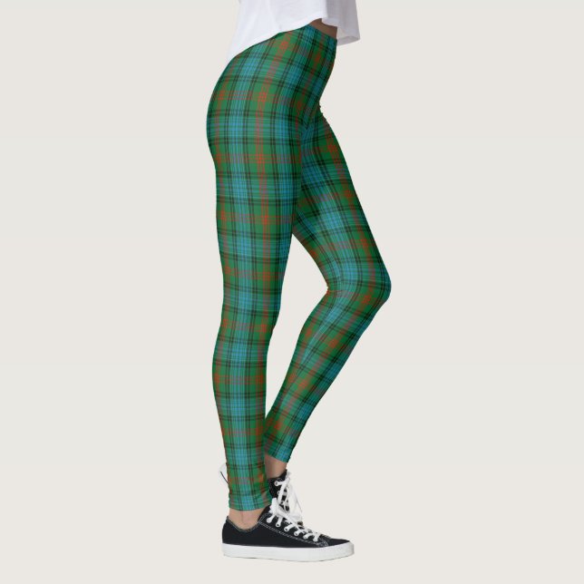 Scottish Clan Ross Hunting Tartan Leggings (Right)