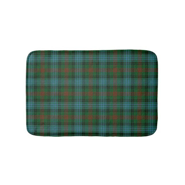 Scottish Clan Ross Hunting Tartan Plaid Bath Mat (Front)