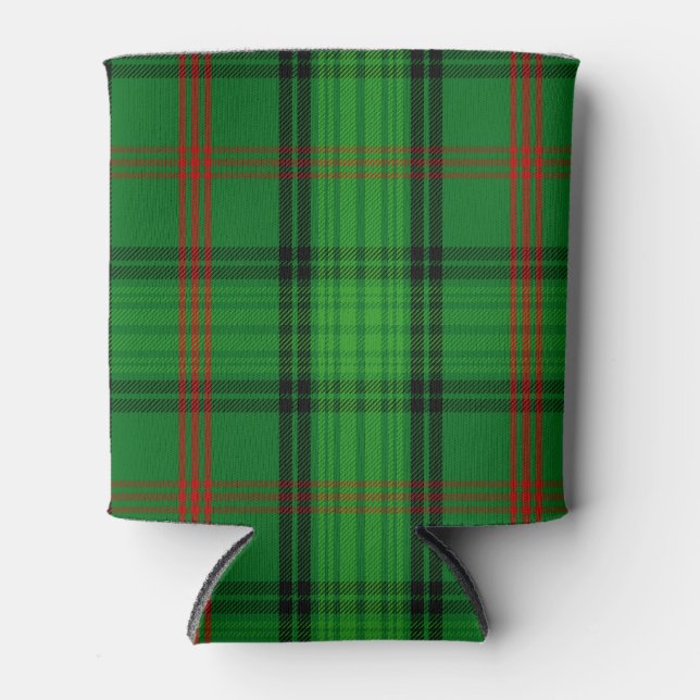 Scottish Clan Ross Tartan Plaid Can Cooler (Front)