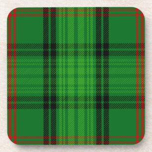 Scottish Clan Ross Tartan Plaid Coaster