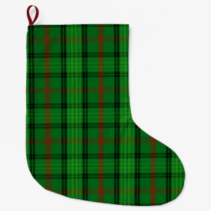 Scottish Clan Ross Tartan Plaid Large Christmas Stocking