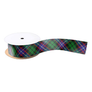 Scottish Clan Russell Classic Tartan Plaid Satin Ribbon