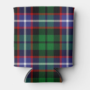 Scottish Clan Russell Tartan Plaid Can Cooler