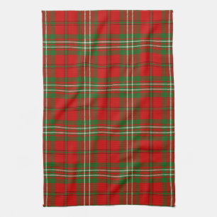 Scottish Clan Scott Tartan Plaid Tea Towel