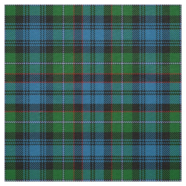 Scottish Clan Sempill Tartan Plaid Fabric (Swatch)