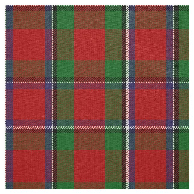 Scottish Clan Sinclair Tartan Plaid Fabric (Swatch)