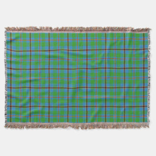 Scottish Clan Snodgrass Tartan Plaid Throw Blanket