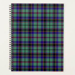 Scottish Clan Stevenson Tartan Plaid Planner