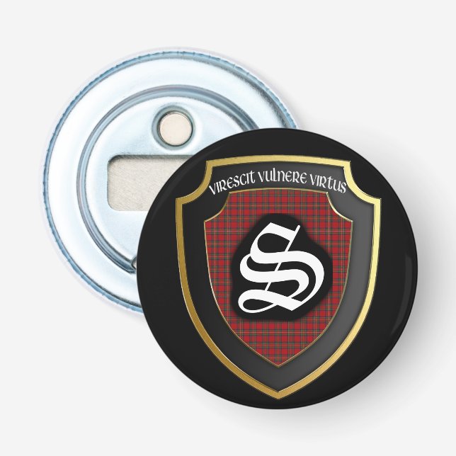 Scottish Clan Stewart Bottle Opener (Front)
