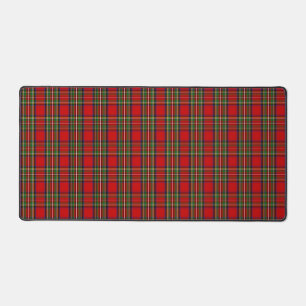 Scottish Clan Stewart Tartan Plaid Desk Mat
