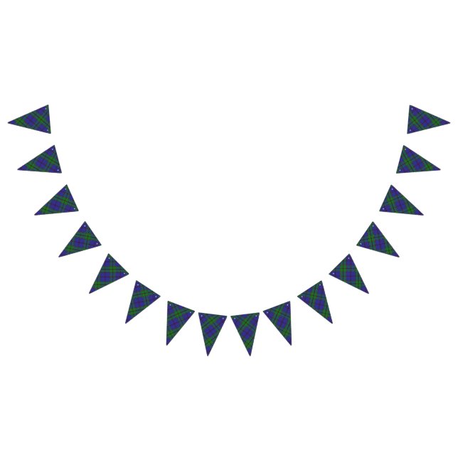 Scottish Clan Strachan Tartan Bunting (All)