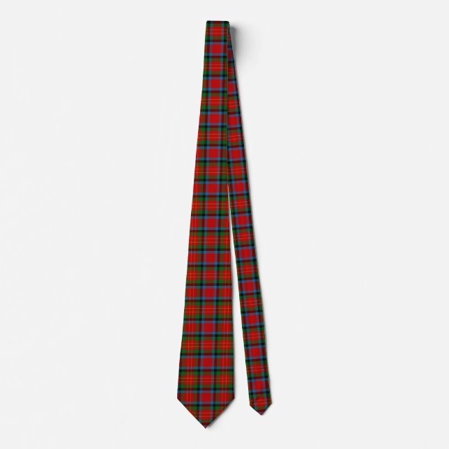 Scottish Clan Sturrock Tartan Plaid Tie (Front)